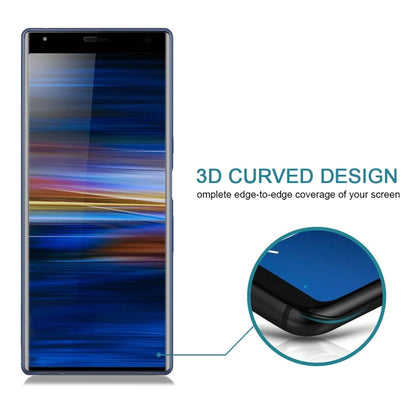 ฟิล์มกระจกนิรภัยแบบเต็มหน้าจอโค้ง 9H 3D สำหรับ Sony Xperia 10 Plus, For Sony Xperia 10 Plus(1 PC)