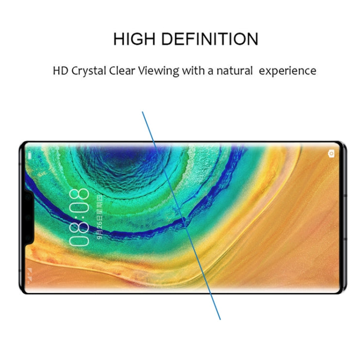 25 ชิ้นเต็มฝาครอบหน้าจอโค้งป้องกันฟิล์มกระจกนิรภัยสำหรับหัวเว่ย Mate 30 Pro, For Huawei Mate 30 Pro