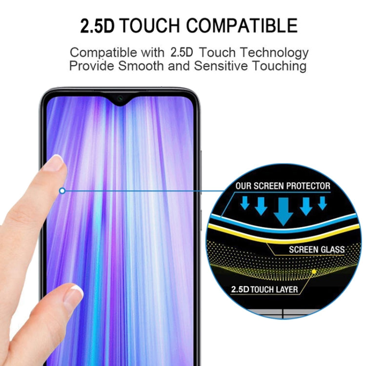 ฟิล์มกระจกนิรภัยแบบเต็มหน้าจอสำหรับ Xiaomi Redmi Note 8 Pro, For Xiaomi Redmi Note 8 Pro (1 PC)