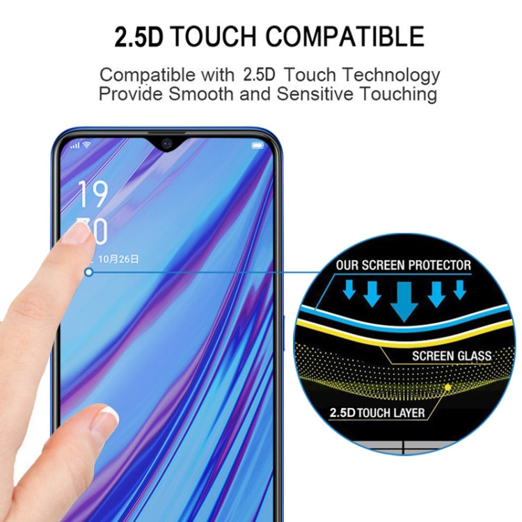 ฟิล์มกระจกนิรภัยแบบเต็มหน้าจอสำหรับ OPPO A9X, For OPPO A9X