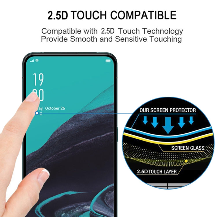 ฟิล์มกระจกนิรภัยแบบเต็มหน้าจอสำหรับ OPPO Reno 2, For OPPO Reno 2