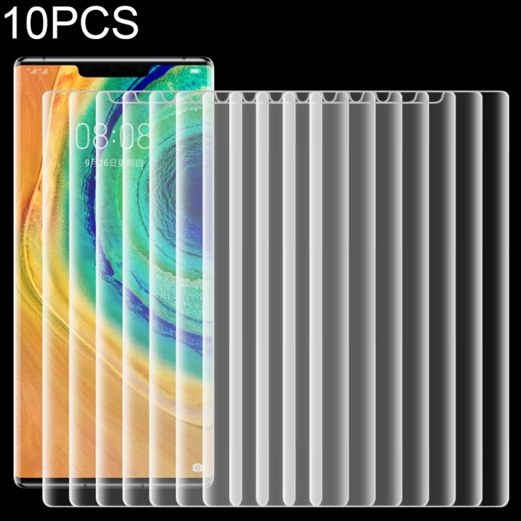 10 ชิ้นสำหรับ Huawei Mate 30 Pro / Mate 30E Pro 5G / Mate 30 ฿ Porsche Design Ultra Slim 9H 2.5D กระจกนิรภัยหน้าจอป้องกันฟิล์ม, For Huawei Mate 30 Pro / Mate 30E Pro 5G