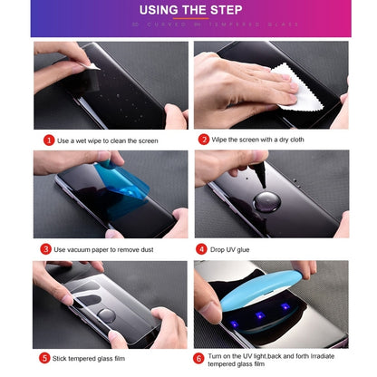 กระจกนิรภัย UV Liquid Curved Full Glue สำหรับ Meizu 18, for Meizu 18