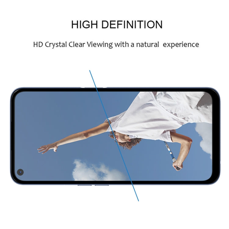สำหรับ OPPO A52 Full กาวฟิล์มกระจกนิรภัยแบบเต็มหน้าจอ, For OPPO A52