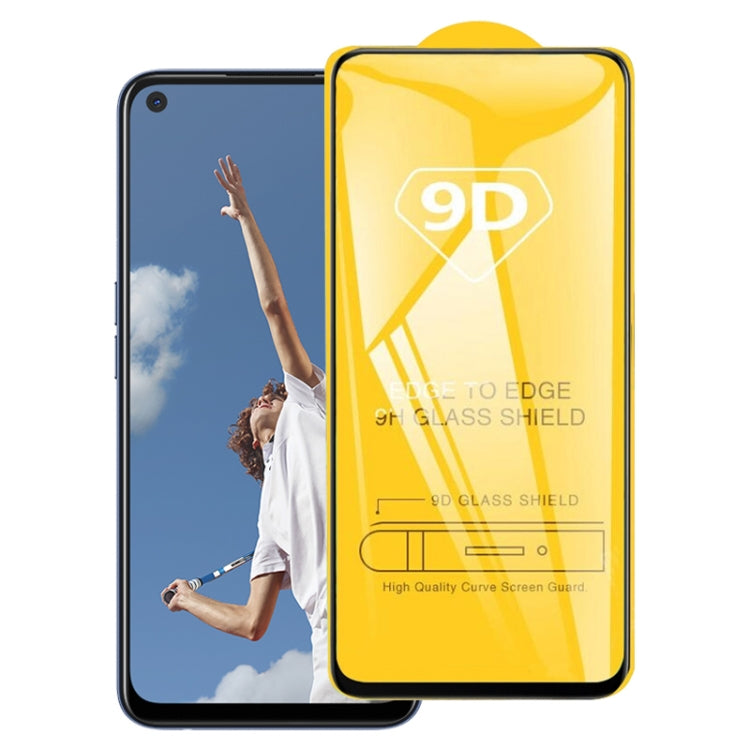 สำหรับ OPPO A52 9D Full กาวเต็มหน้าจอฟิล์มกระจกนิรภัย, For OPPO A52