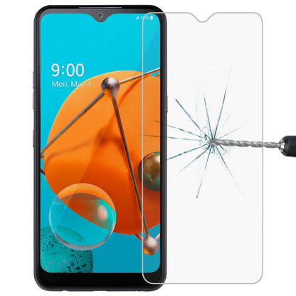 สำหรับ LG K51 0.26mm 9H 2.5D ฟิล์มกันรอยนิรภัยป้องกันการระเบิด, For LG K51