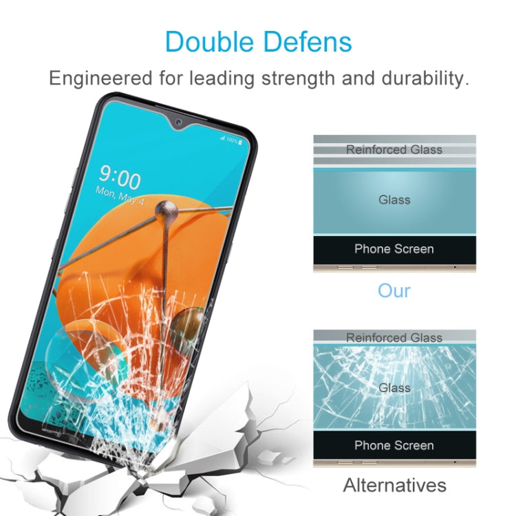 สำหรับ LG K51 0.26mm 9H 2.5D ฟิล์มกันรอยนิรภัยป้องกันการระเบิด, For LG K51