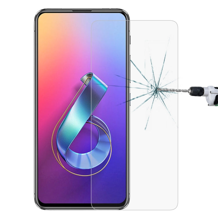 ฟิล์มกระจกนิรภัย 0.26mm 9H 2.5D สำหรับ Asus Zenfone 6 ZS630KL, For Asus Zenfone 6 ZS630KL (1 PCS)