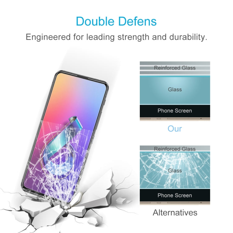 ฟิล์มกระจกนิรภัย 0.26mm 9H 2.5D สำหรับ Asus Zenfone 6 ZS630KL, For Asus Zenfone 6 ZS630KL (1 PCS)