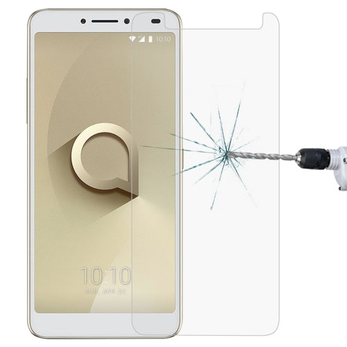 ฟิล์มกระจกนิรภัย 0.26 มม. 9H 2.5D สำหรับ Alcatel 3V, For 3V (1pc)