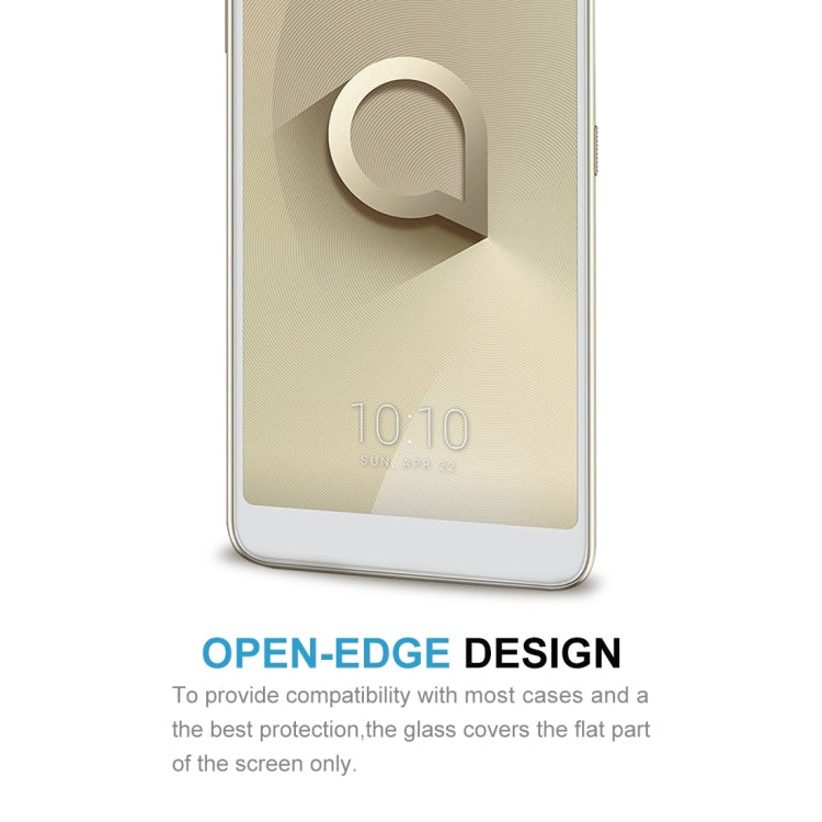 ฟิล์มกระจกนิรภัย 0.26 มม. 9H 2.5D สำหรับ Alcatel 3V, For 3V (1pc)