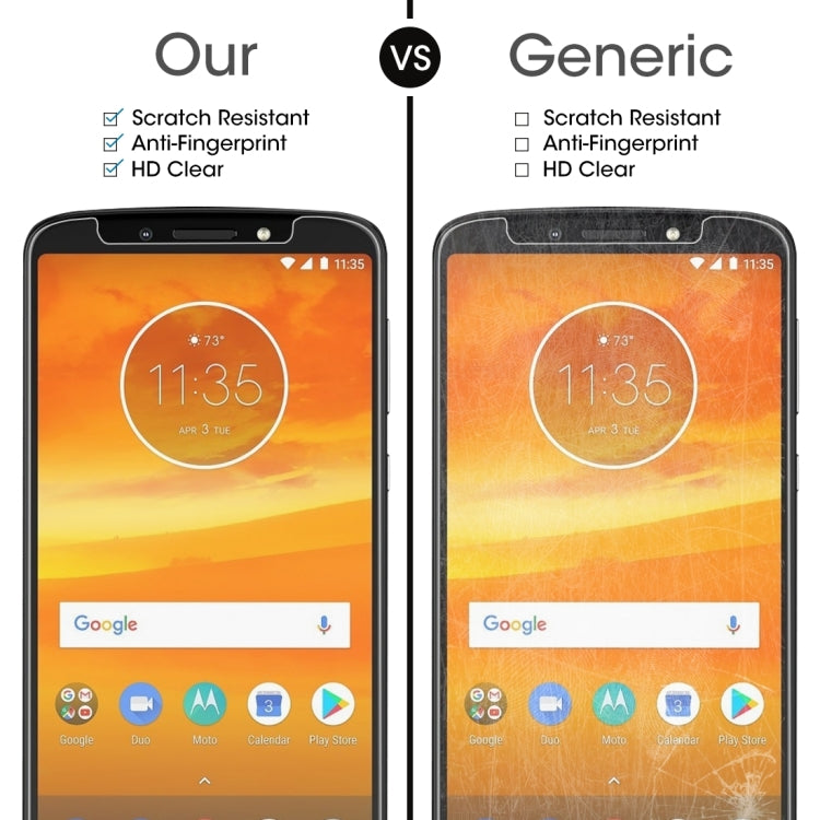 ฟิล์มกระจกนิรภัย 0.26 มม. 9H 2.5D สำหรับ Motorola Moto E5 Plus, For Moto E5 Plus