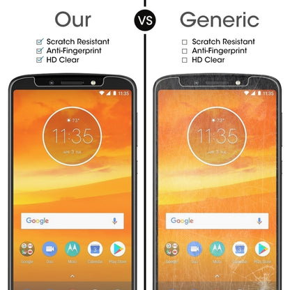 ฟิล์มกระจกนิรภัย 0.26 มม. 9H 2.5D สำหรับ Motorola Moto E5 Plus, For Moto E5 Plus