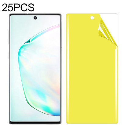 25 ชิ้นสำหรับ Galaxy Note 10 Soft TPU ครอบคลุมเต็มตัวป้องกันหน้าจอด้านหน้า, For Galaxy Note 10(25 PCS)