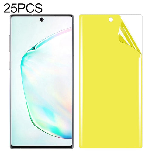 25 ชิ้นสำหรับ Galaxy Note 10+ Soft TPU ครอบคลุมเต็มตัวป้องกันหน้าจอด้านหน้า, For Galaxy Note 10+(25 PCS)