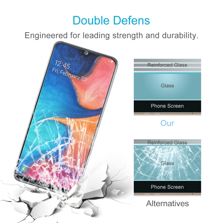 ฟิล์มกระจกนิรภัยไม่เต็มหน้าจอ 2.5D สำหรับ Galaxy A20e, For Galaxy A20e (1 PC)