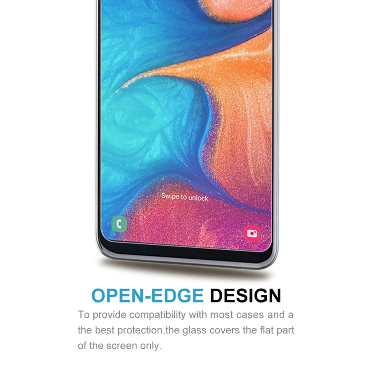 ฟิล์มกระจกนิรภัยไม่เต็มหน้าจอ 2.5D สำหรับ Galaxy A20e, For Galaxy A20e (1 PC)