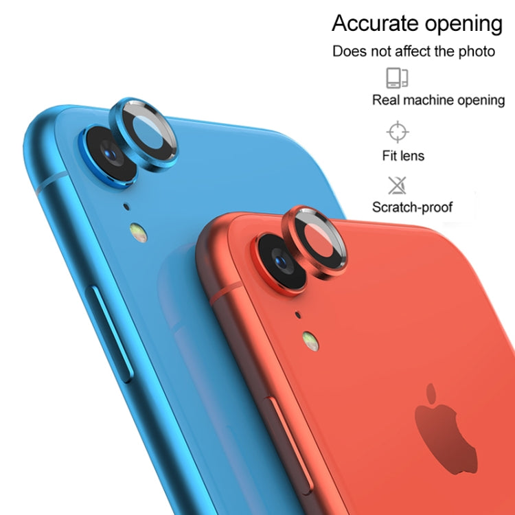 สำหรับ iPhone XR โลหะผสมไทเทเนียมโลหะกล้องเลนส์ป้องกันฟิล์มกระจกนิรภัย, For iPhone XR (1 PC)