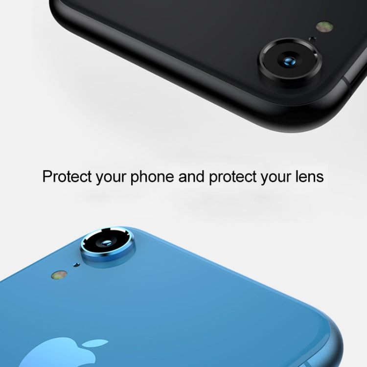 สำหรับ iPhone XR โลหะผสมไทเทเนียมโลหะกล้องเลนส์ป้องกันฟิล์มกระจกนิรภัย, For iPhone XR (1 PC)
