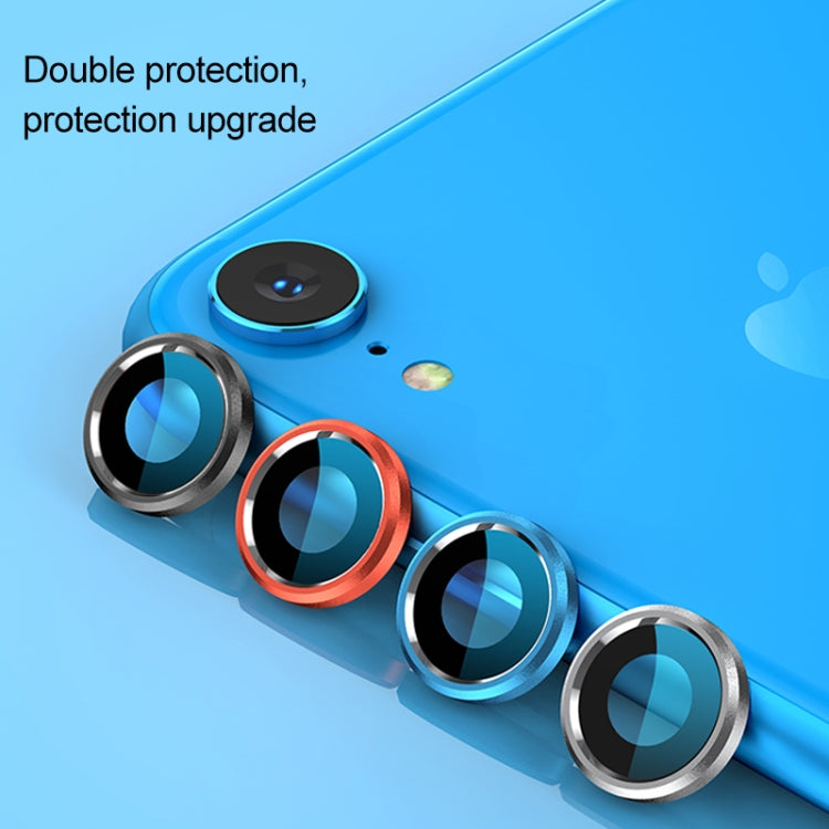 สำหรับ iPhone XR โลหะผสมไทเทเนียมโลหะกล้องเลนส์ป้องกันฟิล์มกระจกนิรภัย, For iPhone XR (1 PC)