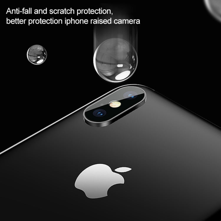 สำหรับ iPhone XS Max ไทเทเนียมโลหะผสมโลหะกล้องเลนส์ป้องกันฟิล์มกระจกนิรภัย, For iPhone XS Max (Black)(1 PC), For iPhone XS Max (Gold)(1 PC), For iPhone XS Max (Silver)(1 PC)