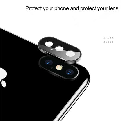 สำหรับ iPhone XS Max ไทเทเนียมโลหะผสมโลหะกล้องเลนส์ป้องกันฟิล์มกระจกนิรภัย, For iPhone XS Max (Black)(1 PC), For iPhone XS Max (Gold)(1 PC), For iPhone XS Max (Silver)(1 PC)
