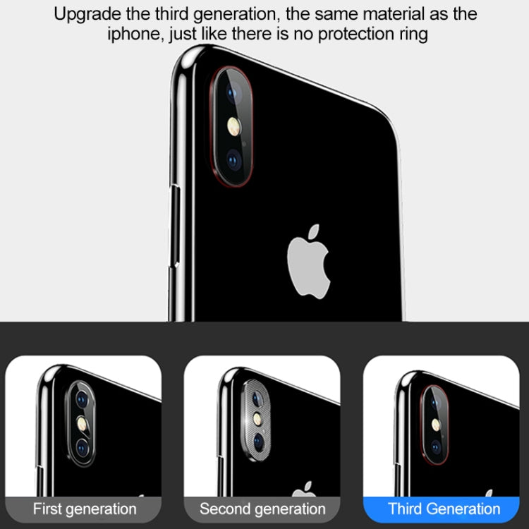 สำหรับ iPhone XS Max ไทเทเนียมโลหะผสมโลหะกล้องเลนส์ป้องกันฟิล์มกระจกนิรภัย, For iPhone XS Max (Black)(1 PC), For iPhone XS Max (Gold)(1 PC), For iPhone XS Max (Silver)(1 PC)
