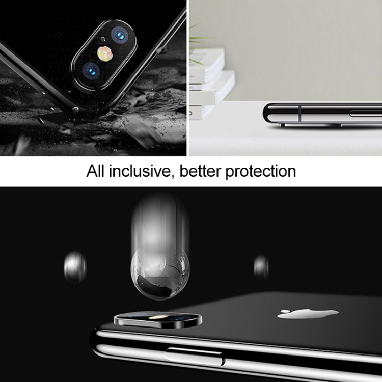 สำหรับ iPhone XS Max ไทเทเนียมโลหะผสมโลหะกล้องเลนส์ป้องกันฟิล์มกระจกนิรภัย, For iPhone XS Max (Black)(1 PC), For iPhone XS Max (Gold)(1 PC), For iPhone XS Max (Silver)(1 PC)