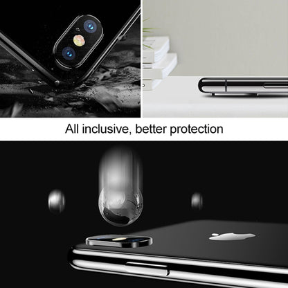 สำหรับ iPhone XS Max ไทเทเนียมโลหะผสมโลหะกล้องเลนส์ป้องกันฟิล์มกระจกนิรภัย, For iPhone XS Max (Black)(1 PC), For iPhone XS Max (Gold)(1 PC), For iPhone XS Max (Silver)(1 PC)