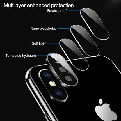 สำหรับ iPhone XS Max ไทเทเนียมโลหะผสมโลหะกล้องเลนส์ป้องกันฟิล์มกระจกนิรภัย, For iPhone XS Max (Black)(1 PC), For iPhone XS Max (Gold)(1 PC), For iPhone XS Max (Silver)(1 PC)