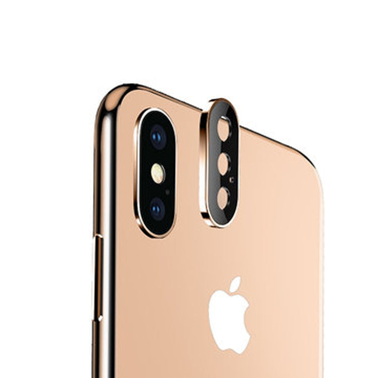 สำหรับ iPhone XS Max ไทเทเนียมโลหะผสมโลหะกล้องเลนส์ป้องกันฟิล์มกระจกนิรภัย, For iPhone XS Max (Black)(1 PC), For iPhone XS Max (Gold)(1 PC), For iPhone XS Max (Silver)(1 PC)