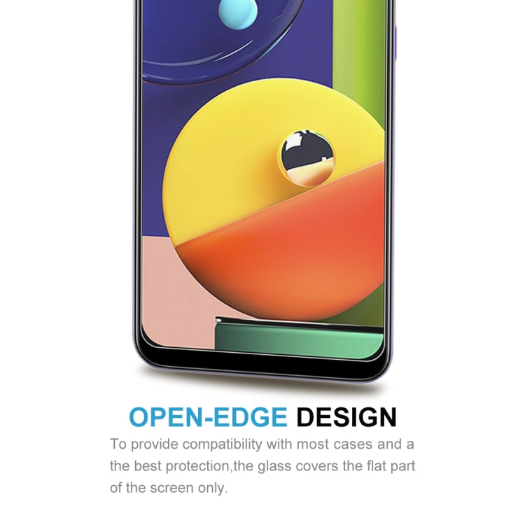 สำหรับ Galaxy A50s 2.5D ฟิล์มกระจกนิรภัยไม่เต็มหน้าจอ, For Galaxy A50s (1 PC)