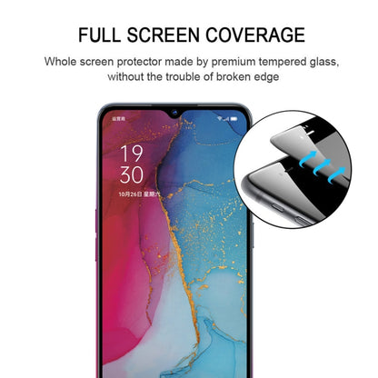 25 ชิ้นสำหรับ OPPO Reno 3 / Reno3 Youth Full กาวเต็มฝาครอบป้องกันหน้าจอฟิล์มกระจกนิรภัย, For OPPO Reno 3 (25 PCS)