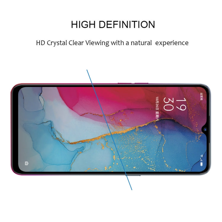 25 ชิ้นสำหรับ OPPO Reno 3 / Reno3 Youth Full กาวเต็มฝาครอบป้องกันหน้าจอฟิล์มกระจกนิรภัย, For OPPO Reno 3 (25 PCS)