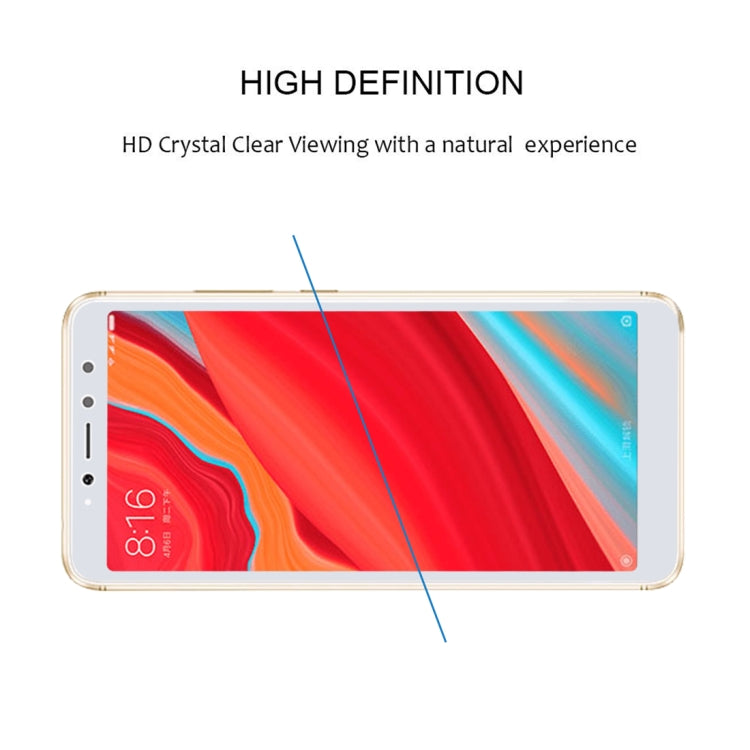 0.26mm 9H 2.5D ป้องกันรอยขีดข่วนผ้าไหมหน้าจอกระจกฟิล์มแบบเต็มหน้าจอสำหรับ Xiaomi Redmi S2, For Redmi S2 (1 PCS)