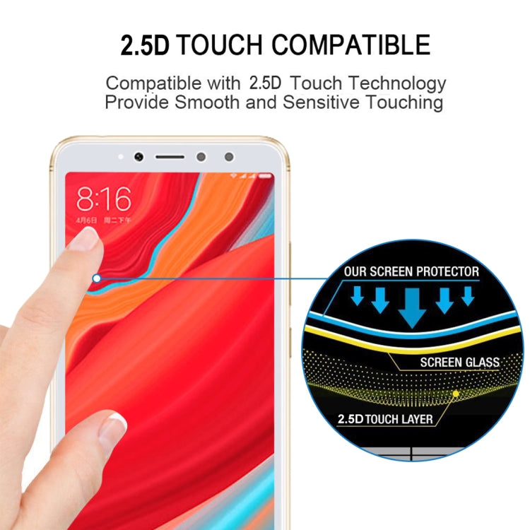 0.26mm 9H 2.5D ป้องกันรอยขีดข่วนผ้าไหมหน้าจอกระจกฟิล์มแบบเต็มหน้าจอสำหรับ Xiaomi Redmi S2, For Redmi S2 (1 PCS)