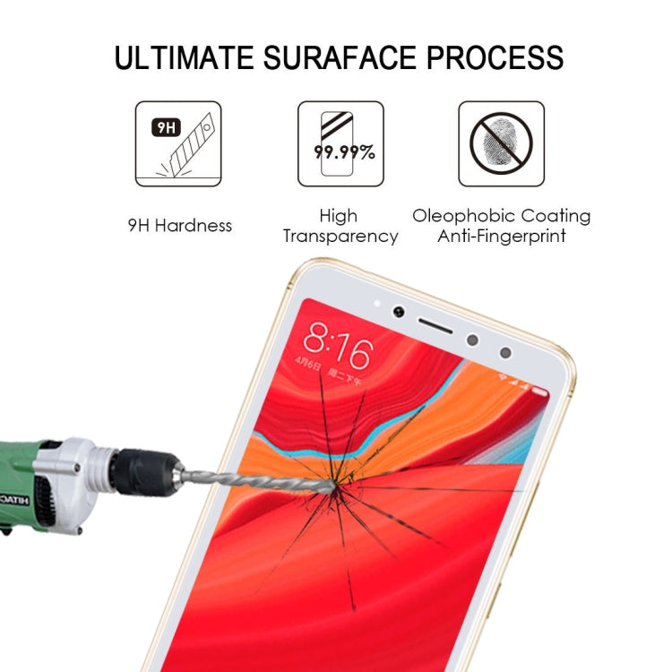 0.26mm 9H 2.5D ป้องกันรอยขีดข่วนผ้าไหมหน้าจอกระจกฟิล์มแบบเต็มหน้าจอสำหรับ Xiaomi Redmi S2, For Redmi S2 (1 PCS)