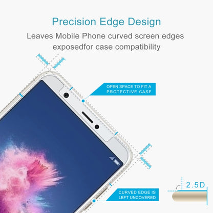 สำหรับ Huawei P สมาร์ท / เพลิดเพลินกับ 7S 0.26mm 9H ความแข็งพื้นผิว 2.5D โค้งกระจกฟิล์มป้องกันหน้าจอ, For P smart / Enjoy 7S