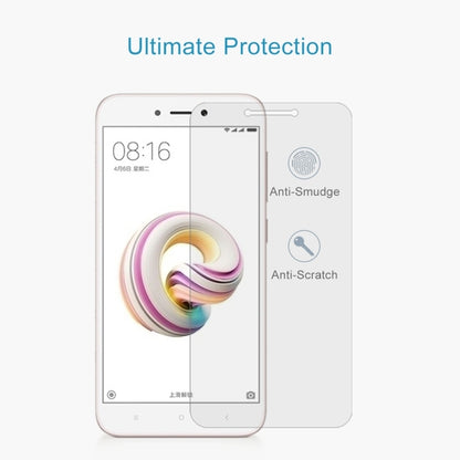 10 ชิ้นสำหรับ Xiaomi R Edmi 5A 0.26 มิลลิเมตร 9H ความแข็งพื้นผิว 2.5D ขอบโค้งกระจกกันรอยหน้าจอ, For Redmi 5A