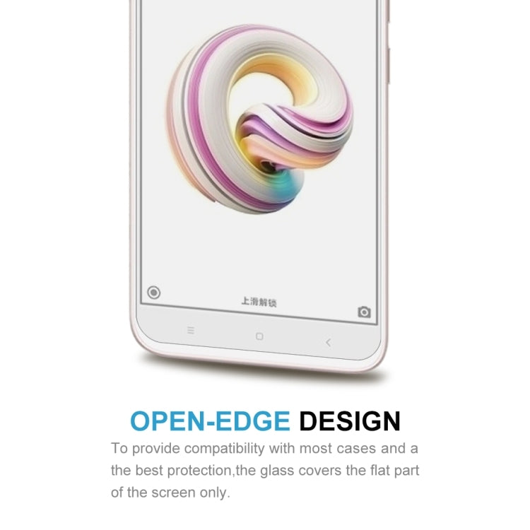10 ชิ้นสำหรับ Xiaomi R Edmi 5A 0.26 มิลลิเมตร 9H ความแข็งพื้นผิว 2.5D ขอบโค้งกระจกกันรอยหน้าจอ, For Redmi 5A