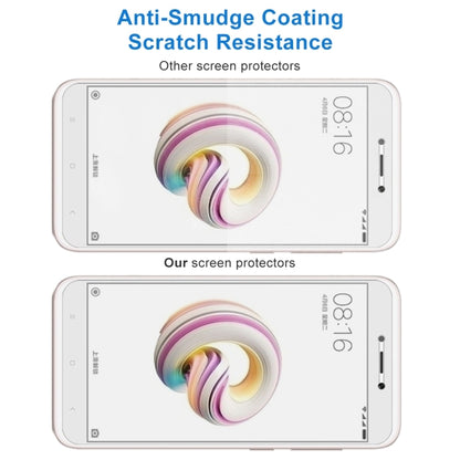 10 ชิ้นสำหรับ Xiaomi R Edmi 5A 0.26 มิลลิเมตร 9H ความแข็งพื้นผิว 2.5D ขอบโค้งกระจกกันรอยหน้าจอ, For Redmi 5A