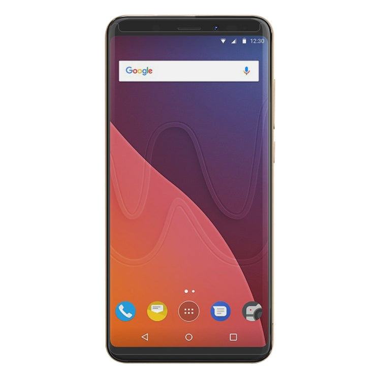 สำหรับ Wiko View 0.26mm 9H ความแข็งพื้นผิว 2.5D ขอบโค้งกระจกนิรภัยป้องกันหน้าจอด้านหน้า, For Wiko View