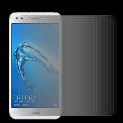 100 ชิ้นสำหรับหัวเว่ย Y6 Pro (2017) 0.26 มิลลิเมตร 9H ความแข็งพื้นผิว 2.5D ขอบโค้งกระจกกันรอยหน้าจอ, For Y6 Pro (2017)