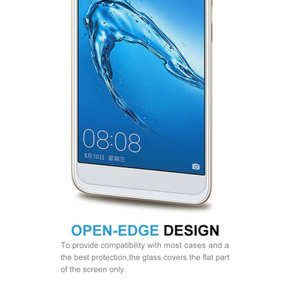 สำหรับ Huawei Y6 Pro (2017) 0.26mm 9H ความแข็งพื้นผิว 2.5D ขอบโค้งกระจกนิรภัยป้องกันหน้าจอ, For Y6 Pro (2017)