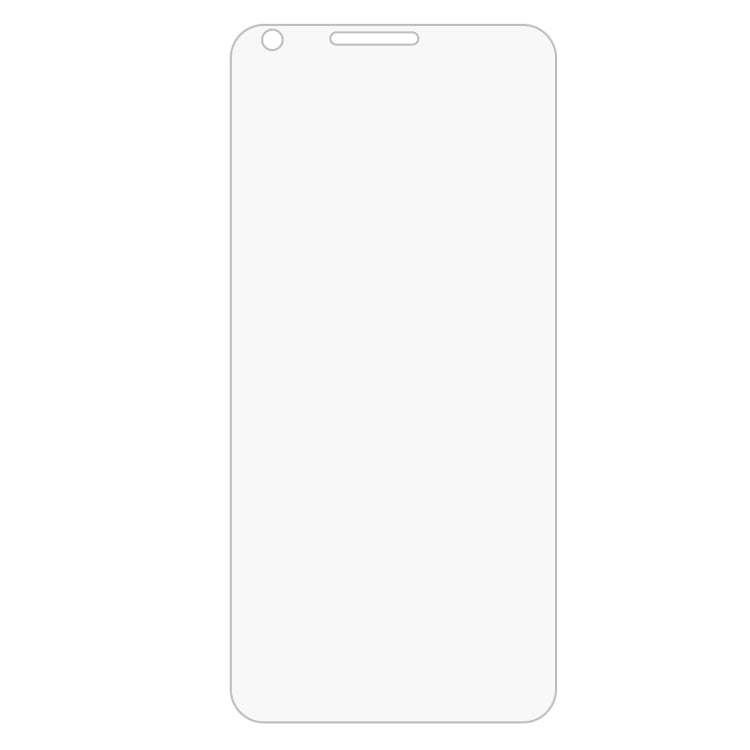 สำหรับ LG Q6 + 0.26mm 9H ความแข็งพื้นผิว 2.5D ขอบโค้งกระจกนิรภัยป้องกันหน้าจอ, For LG Q6+ (1 PC)
