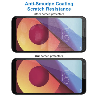 สำหรับ LG Q6 + 0.26mm 9H ความแข็งพื้นผิว 2.5D ขอบโค้งกระจกนิรภัยป้องกันหน้าจอ, For LG Q6+ (1 PC)