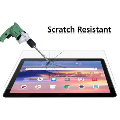 ฟิล์มกระจกนิรภัยแบบเต็มหน้าจอ 0.3 มม. 9H สำหรับ Huawei MediaPad T5 10.1, For MediaPad T5 10.1