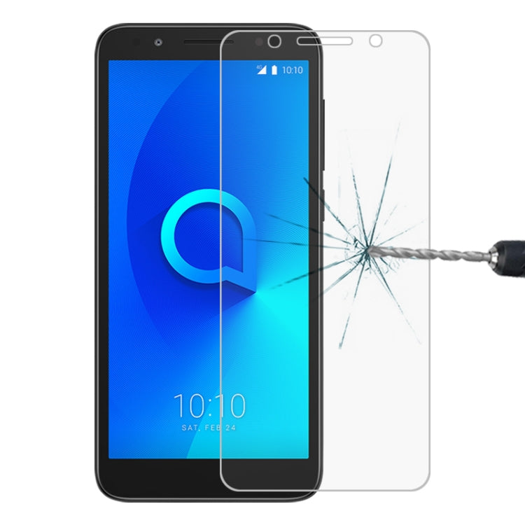 สำหรับ Alcatel 1X 2.5D ฟิล์มกระจกนิรภัยไม่เต็มหน้าจอ, Alcatel 1X (1 PC)