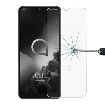สำหรับ Alcatel 3 2.5D ฟิล์มกระจกนิรภัยไม่เต็มหน้าจอ, Alcatel 3 (1PC)