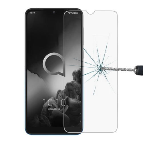 สำหรับ Alcatel 3 2.5D ฟิล์มกระจกนิรภัยไม่เต็มหน้าจอ, Alcatel 3 (1PC)